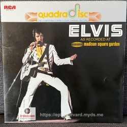 Elvis Presley - Madison Square Garden - Quadradisc - LP