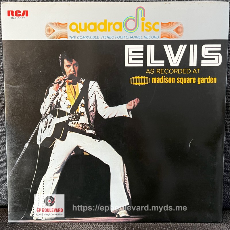 Elvis Presley - Madison Square Garden - Quadradisc - LP